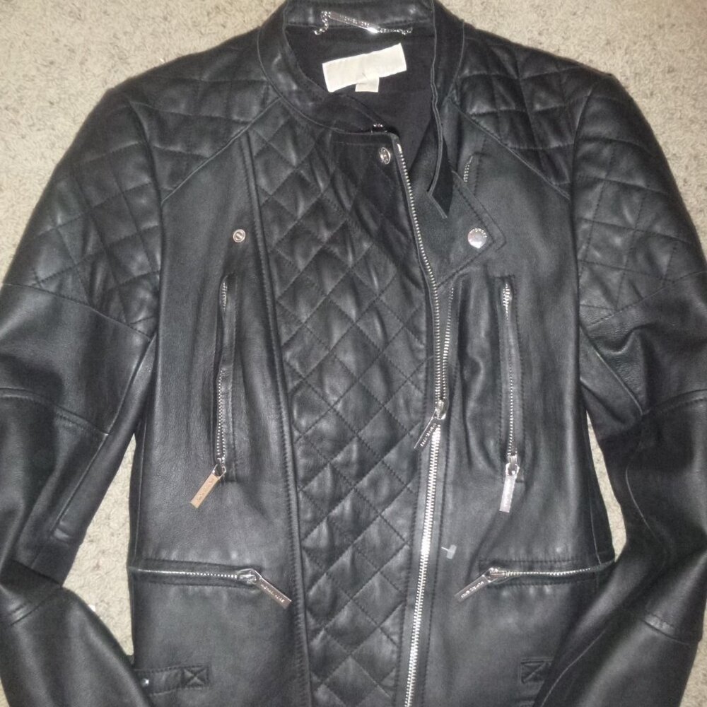 Women’s Michael Kors Quilted Moto Jacket